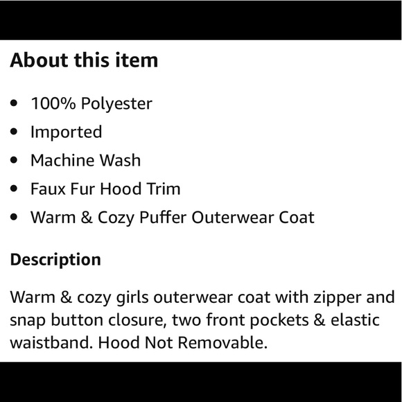 New Juicy Couture Puffer Jacket Faux Fur H30 - Picture 5 of 5